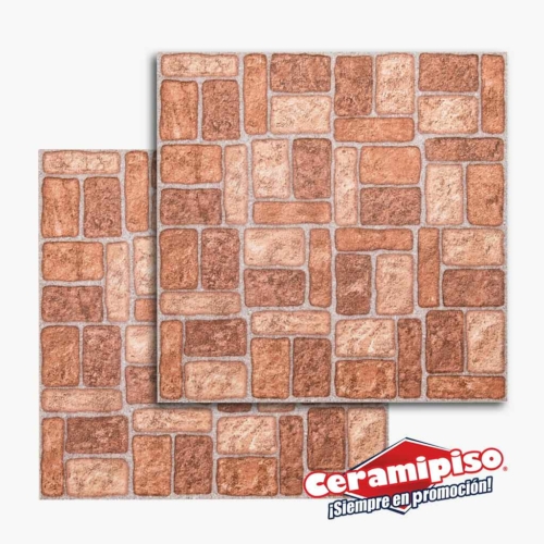 Piso cerámico Riverstone Carame